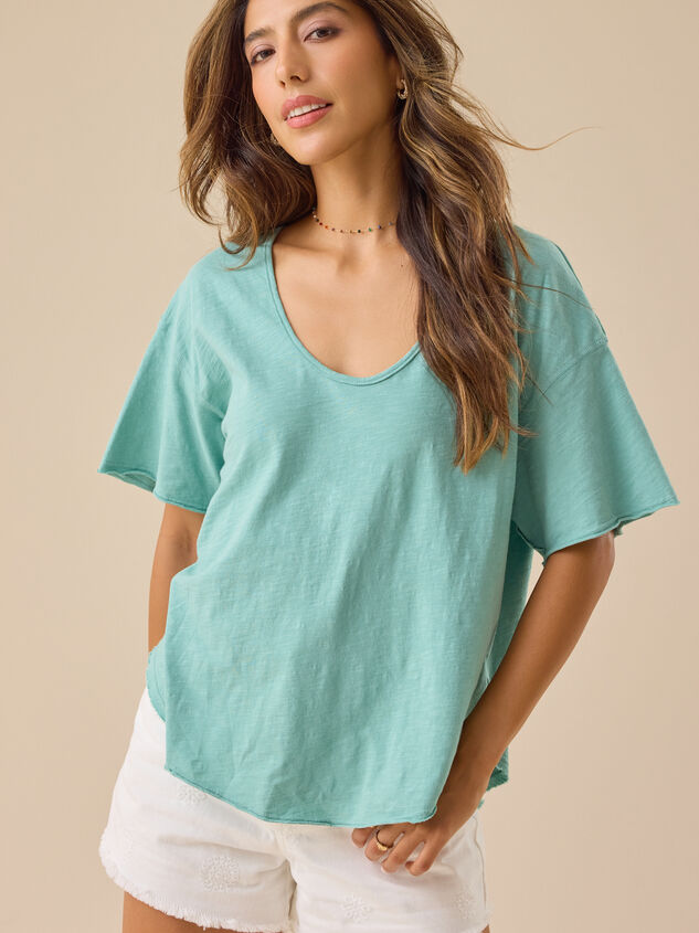 Bailee Basic Tee Detail 4 - TULLABEE