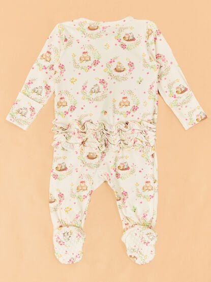Oakley Floral Owl Footie - TULLABEE