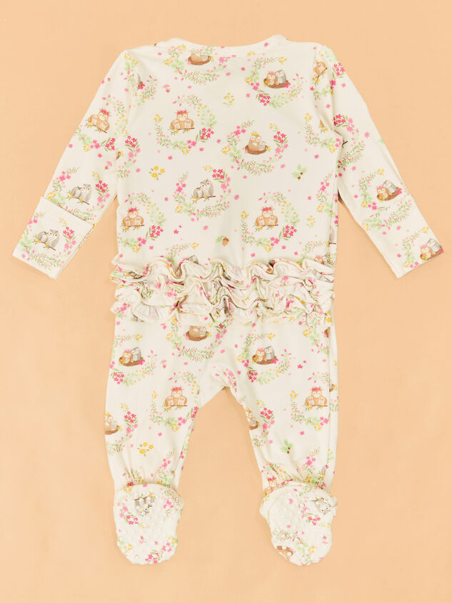 Oakley Floral Owl Footie Detail 2 - TULLABEE