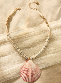 Sunset Shell Statement Necklace - TULLABEE