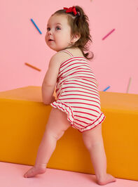 Kira Striped Tank and Bloomer Set Detail 4 - TULLABEE