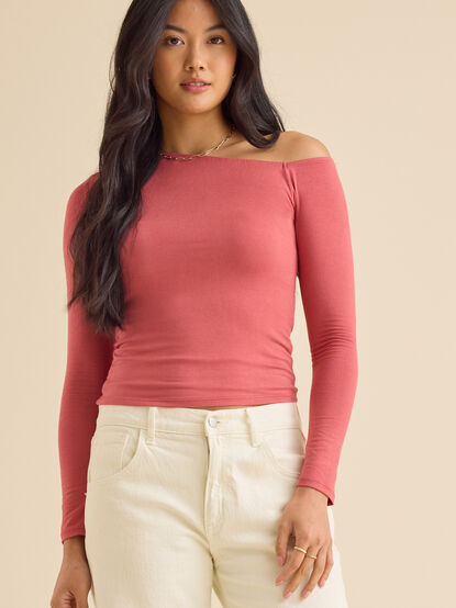 Genevieve Asymmetrical Top - TULLABEE