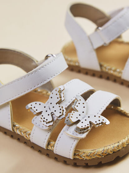 Sally Butterfly Toddler Sandal - TULLABEE