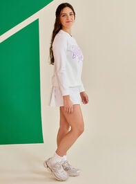 Lilly Bow Mama Sweatshirt Detail 3 - TULLABEE