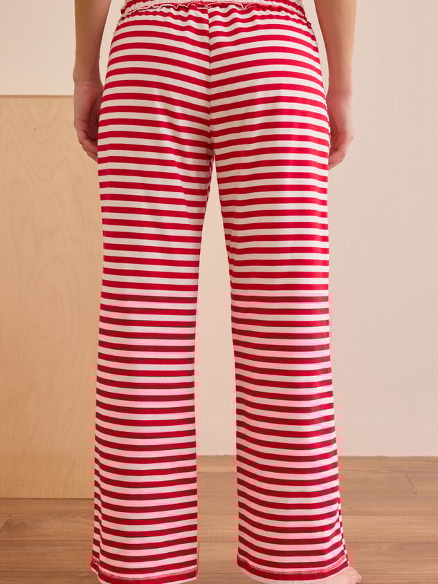 Peaceful Drift Striped Lounge Pant Detail 5 - TULLABEE