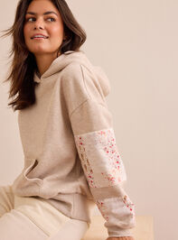 Champ Patchwork Hoodie Detail 3 - TULLABEE