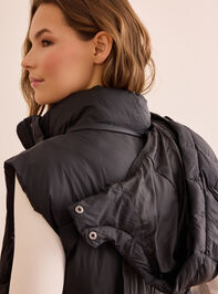 Longline Puffer Vest Detail 7 - TULLABEE