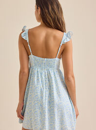 Everleigh Floral Mini Dress Detail 4 - TULLABEE