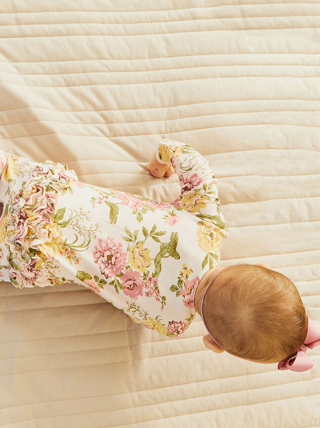 Dahlia Ruffle Footie Detail 4 - TULLABEE