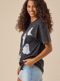 Ghosties Graphic Tee Detail 3 - TULLABEE