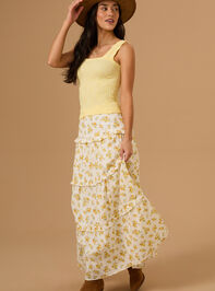 Blaire Seamless Floral Cami Detail 3 - TULLABEE