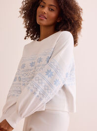 Fair Isle Alpine Sweater Detail 5 - TULLABEE