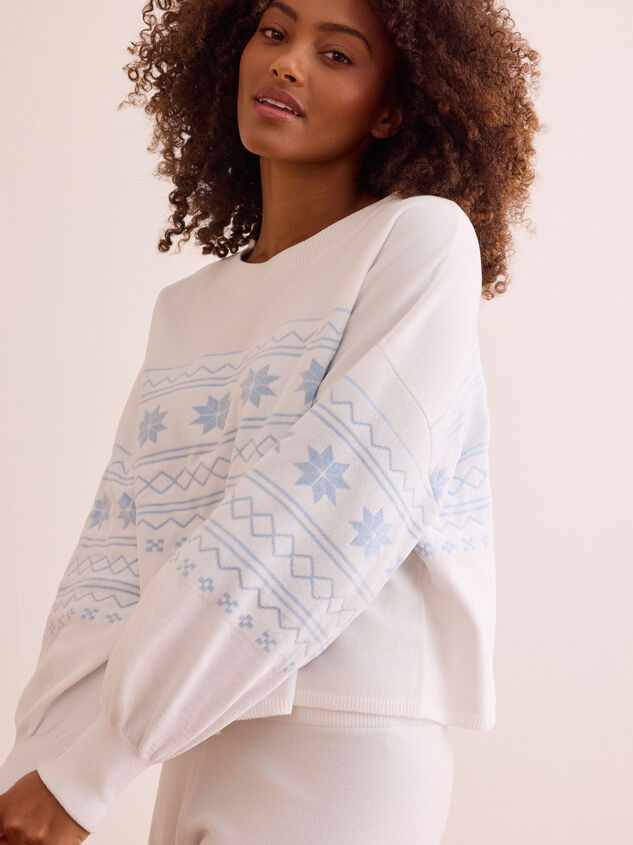 Fair Isle Alpine Sweater Detail 5 - TULLABEE