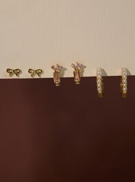 Bubbly & Bows Earring Set - TULLABEE