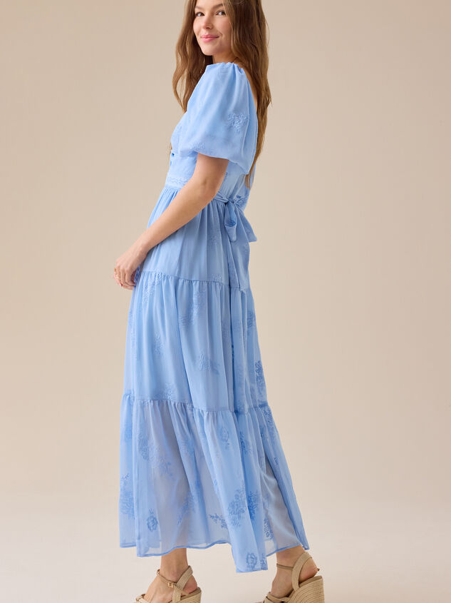 Dani Floral Maxi Dress Detail 4 - TULLABEE