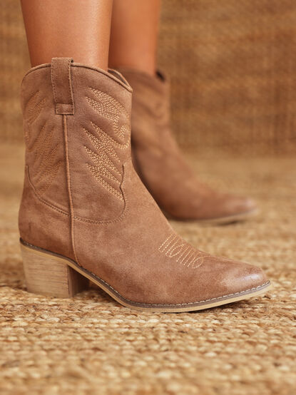 Remy Mini Western Booties - TULLABEE