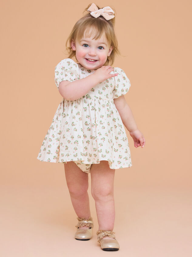 Mallory Floral Mini Dress and Bloomer Set - TULLABEE
