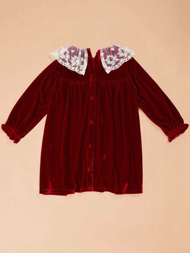 Rebecca Velvet Mini Dress Detail 3 - TULLABEE