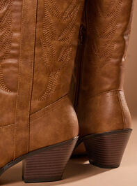 Dixie Tall Cutout Western Boot by Matisse Detail 4 - TULLABEE