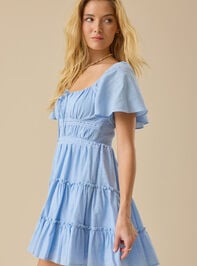 Brandi Mini Dress Detail 3 - TULLABEE