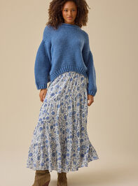 Solara Tiered Maxi Skirt Detail 2 - TULLABEE