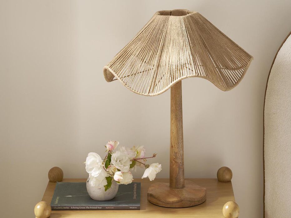 Jolene Jute Table Lamp - TULLABEE - 