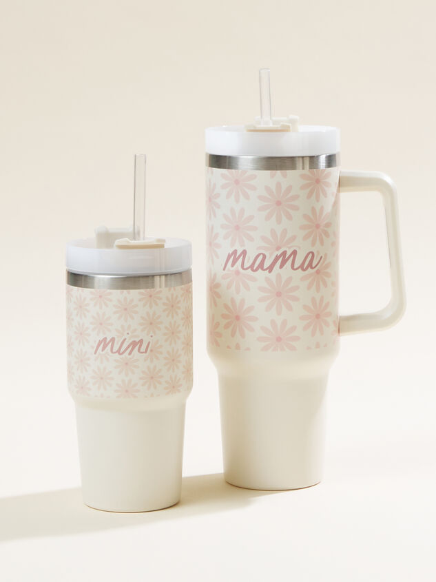Mama Floral 40 oz. Tumbler Detail 2 - TULLABEE