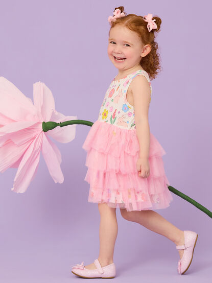 Easter Bunnies Toddler Tutu Dress - TULLABEE