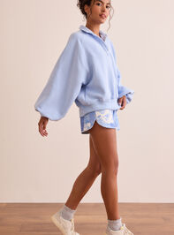 Peak Balloon Sleeve Pullover Detail 3 - TULLABEE