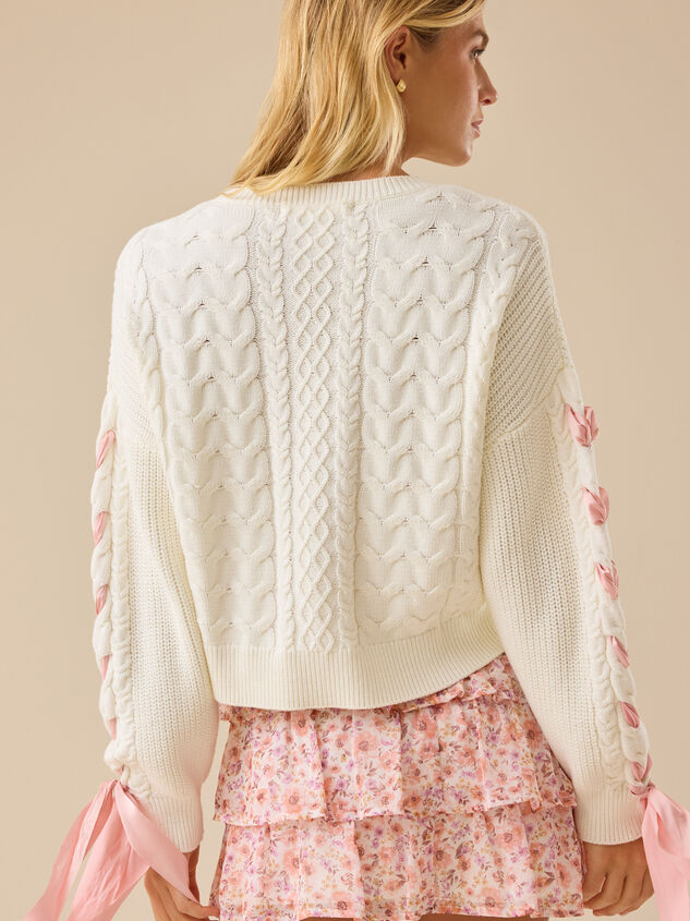 Millie Bow Sleeve Sweater Detail 6 - TULLABEE