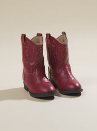 Shania Western Boots Detail 2 - TULLABEE