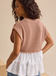 Jayce Knit Tunic Top Detail 5 - TULLABEE