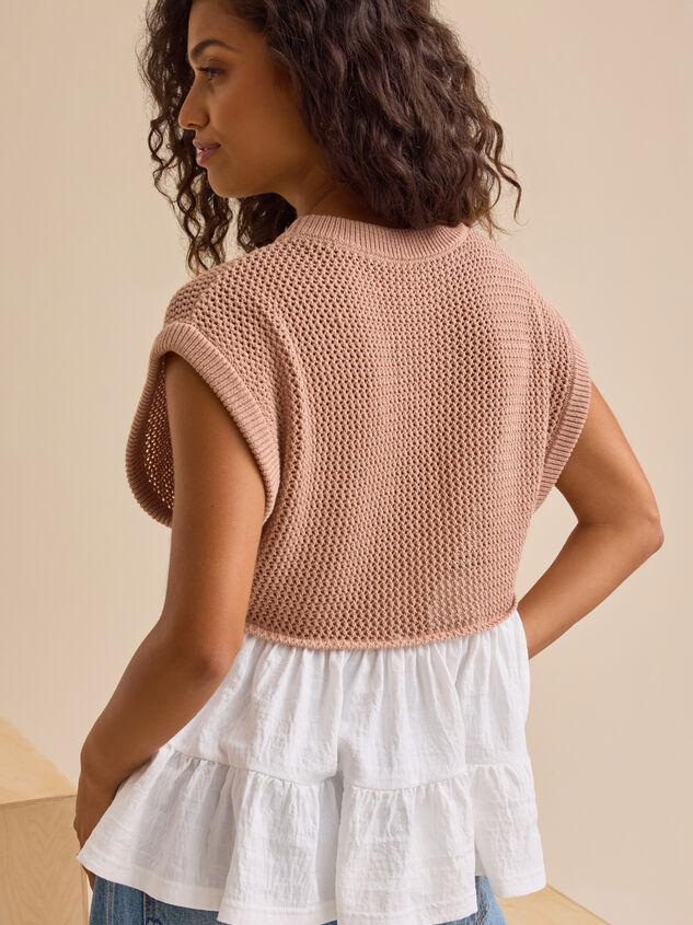 Jayce Knit Tunic Top Detail 5 - TULLABEE