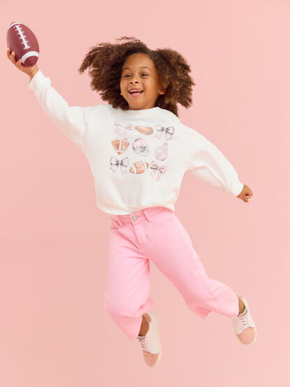 Kickoff Comfort Grid Sweatshirt - TULLABEE