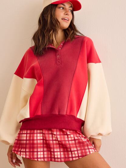 Peak Balloon Sleeve Pullover - TULLABEE