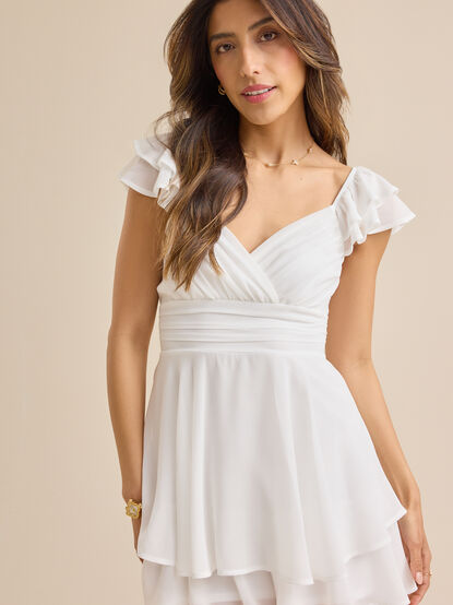 Lainey Double Layered Romper - TULLABEE