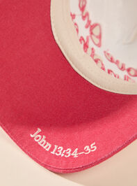 Love One Another Trucker Hat Detail 3 - TULLABEE