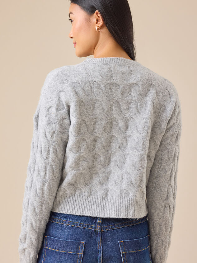 Jane Cable Sweater Detail 5 - TULLABEE