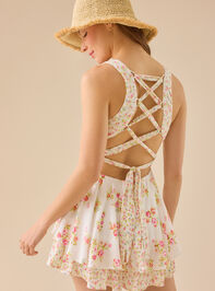 Franklia Lace Up Romper - TULLABEE