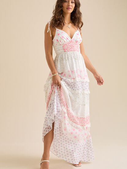 Addie Floral Maxi Dress - TULLABEE