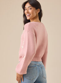 Brianna Bow Mama Cardigan Detail 6 - TULLABEE