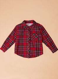 Marley Plaid Button-Up Detail 2 - TULLABEE
