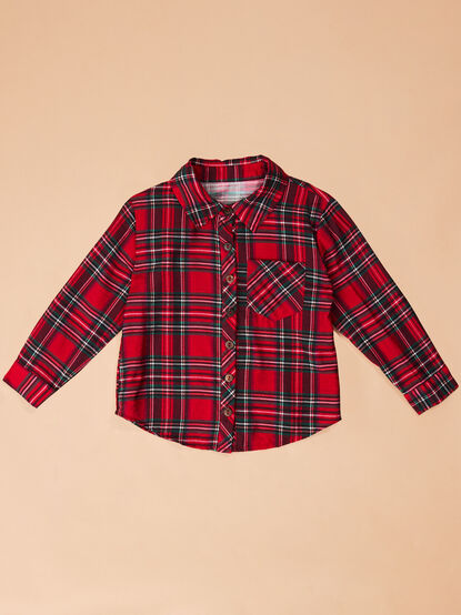 Marley Plaid Button-Up - TULLABEE