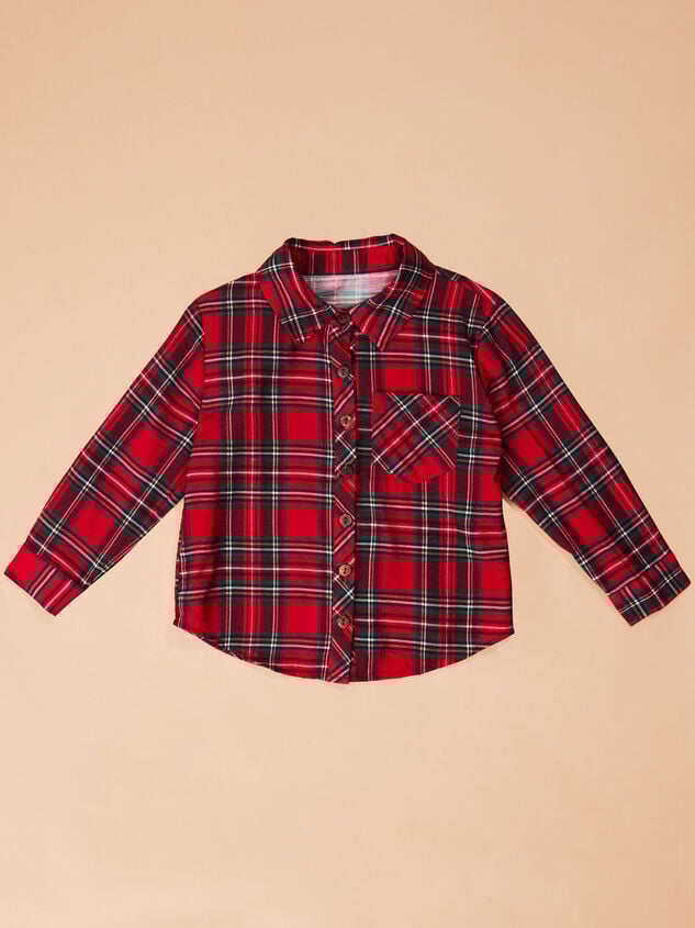 Marley Plaid Button-Up Detail 2 - TULLABEE
