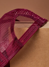 Better Days Are Coming Trucker Hat Detail 3 - TULLABEE