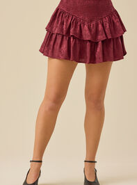 Aliana Tiered Mini Skirt Detail 2 - TULLABEE