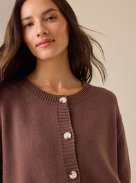 Rosie Short Sleeve Cardigan Detail 3 - TULLABEE