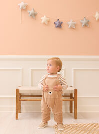Brother Bear Velour Overall - TULLABEE