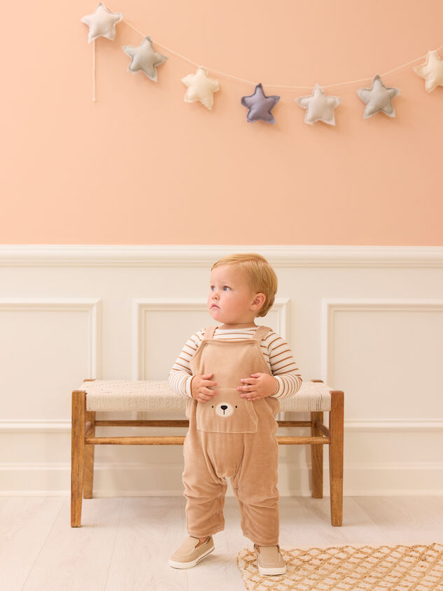 Brother Bear Velour Overall - TULLABEE