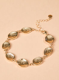 Hammered Coin Bracelet Detail 2 - TULLABEE